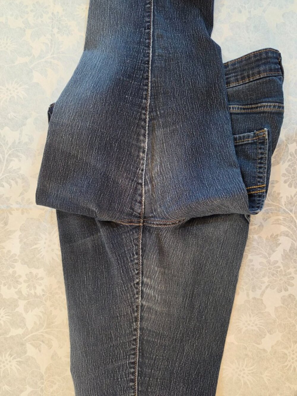 ✨ Signature by Levi Strauss Modern Bootcut Jeans Size 20M (36x32) Dark Wash - Picture 12 of 15